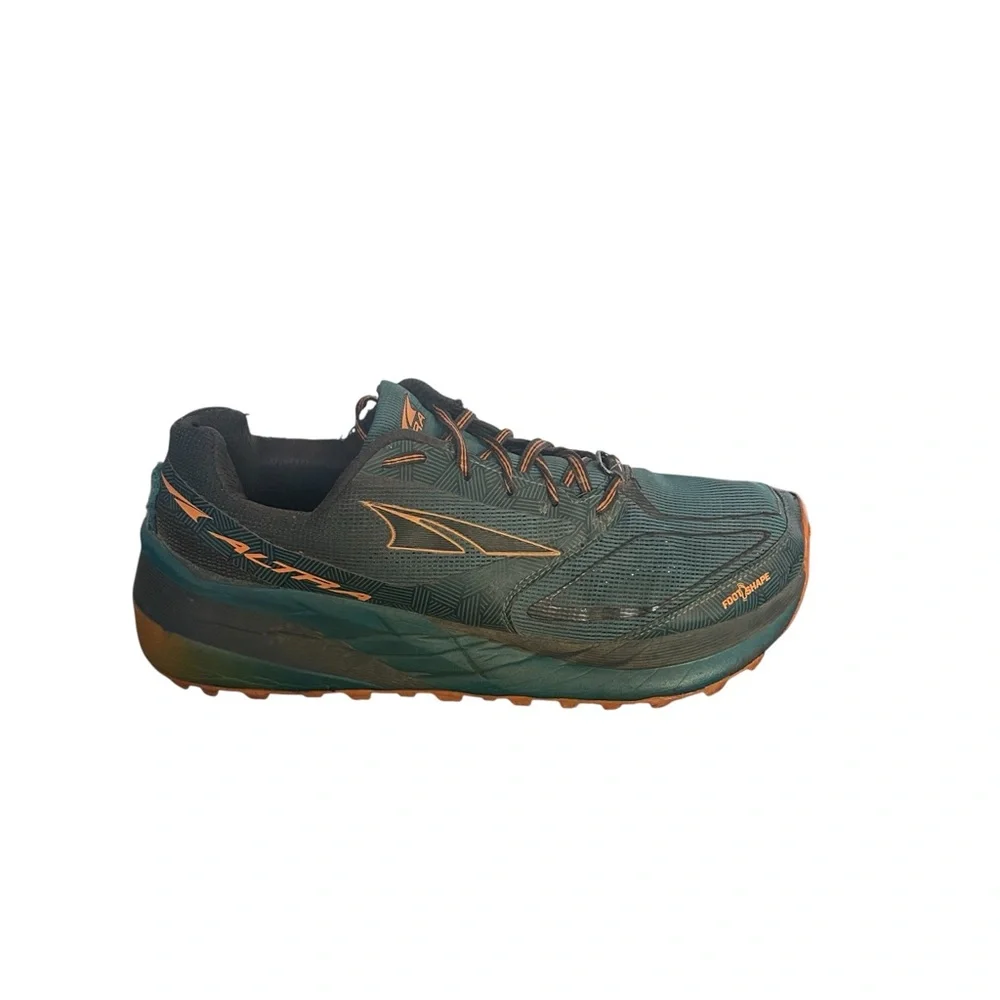 Altra Men’s ALM1959F380 Teal Orange Vibram Trail Running Shoes Size 9